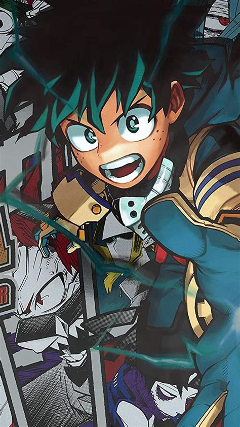 僕のヒーローアカデミア iPhoneSE/5s/5c/5(640×1136)壁紙 「デク」緑谷 ...