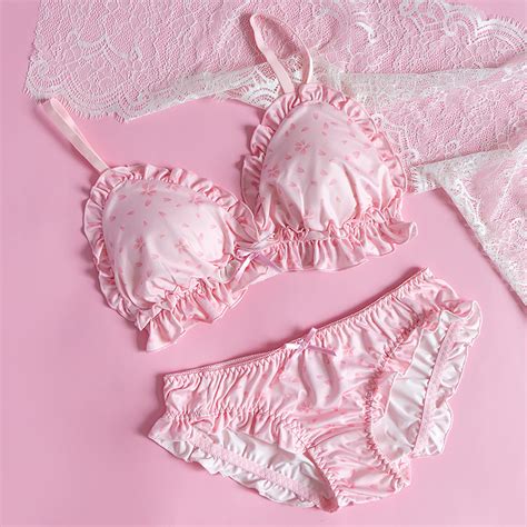 2021 Cute Pink Womens Underwear Underwear Sakura Girl Japanese Kawaii