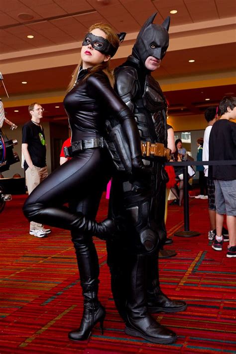 Costumes De Couples Catwoman Cosplay Vêtements De Halloween