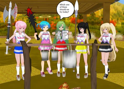 The Yandere Girls Cookout By Quamp On Deviantart
