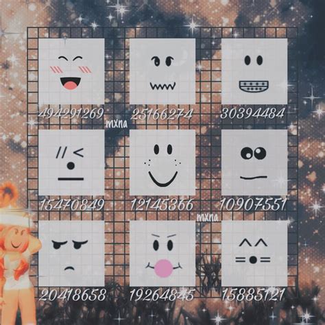 Aesthetic Faces Roblox Bloxburg Decal Codes Coding Hot Sex Picture