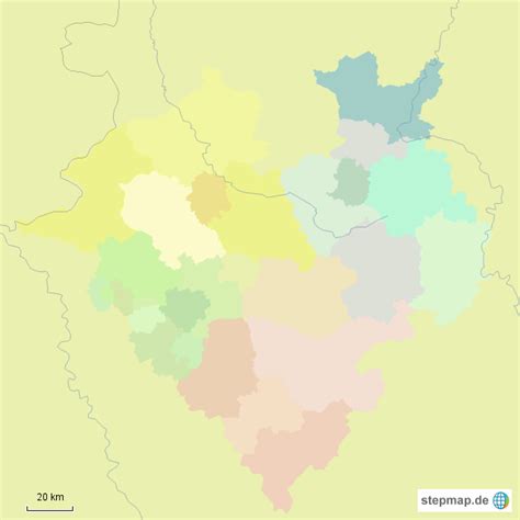 Die region aachen ist ein zusammenschluss der stadt aachen, der städteregion aachen sowie der kreise düren, euskirchen und heinsberg. StepMap - Vorlage Westfalen Kreise - Landkarte für Deutschland