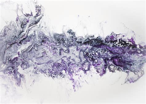 Purple And White Painting Wall Art Print Modern Art Print Etsy