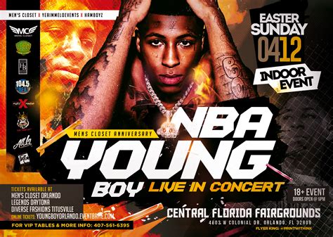 Nba Youngboy Performing Live In Orlando Florida On Easter Sunday April
