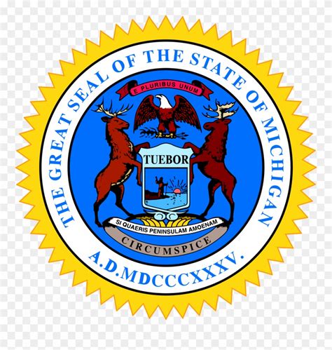 Michigan State Seal Png Clipart 27305 Pinclipart