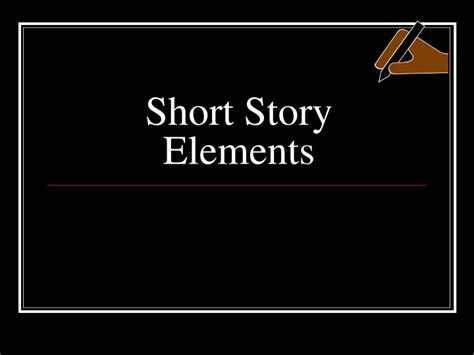 Ppt Short Story Elements Powerpoint Presentation Free Download Id