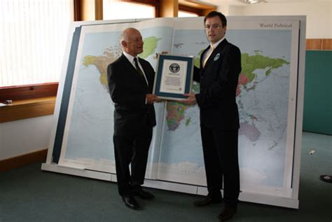 Worlds Largest Atlas Is Unveiled At The British Library Guinness