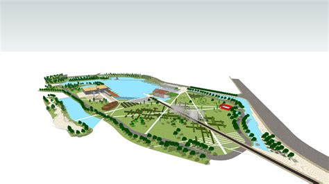 A Simple Park Design Plan 3d Warehouse