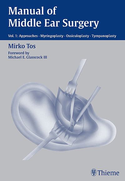Manual Of Middle Ear Surgery 1 Approaches Myringoplasty