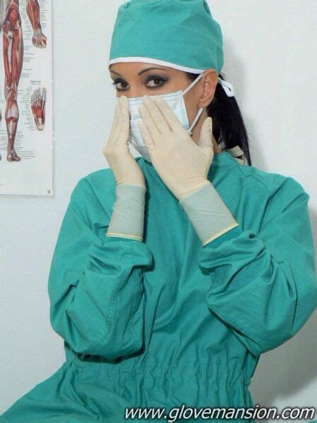 female surgeon beautiful nurse model