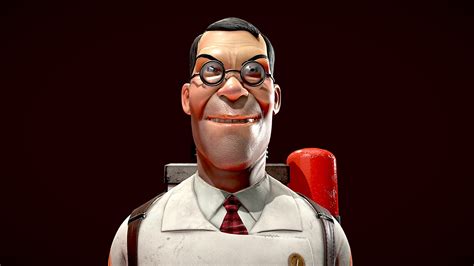 Tf2 Medic Buy Royalty Free 3d Model By Nwillyart 6e0d8e7