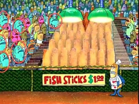 Fish Sticks Get Yer Fish Sticks Here Spongebob Squarepants Know