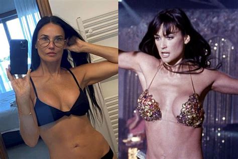Zrobiła striptiz po 25 latach Demi Moore pokazała się w bikini