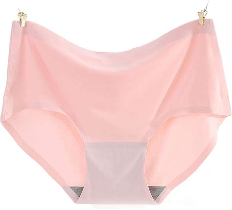 Womens Seamless Silk Underwear Panties Large Size Sexy Lingerie Briefs