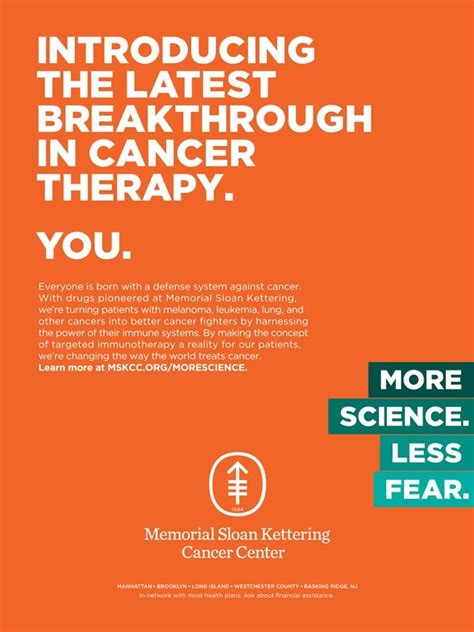 Memorial Sloan Ketterings New Ads Pitch A Message Of Hope Healthcare