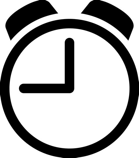 Digital Clock Clipart Black And White Free