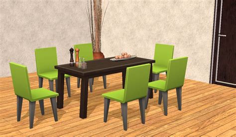 Theninthwavesims The Sims 2 The Sims 4 Dine Out Dining Set