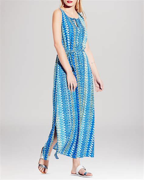 Two By Vince Camuto Ikat Belted Maxi Dress Bloomingdales