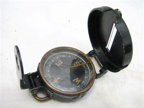 Wwii Era Military Lensatic Compass Us Army Corps Of Engineers Ebay