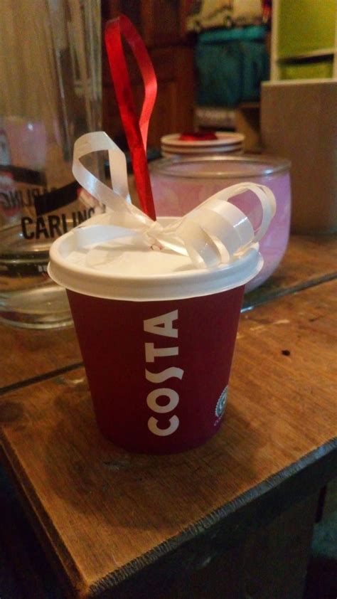 You know it's nearly christmas when costa release their festive coffee cups. Costa coffee espresso cup Christmas tree decoration | Christmas tree decorations, Green ...