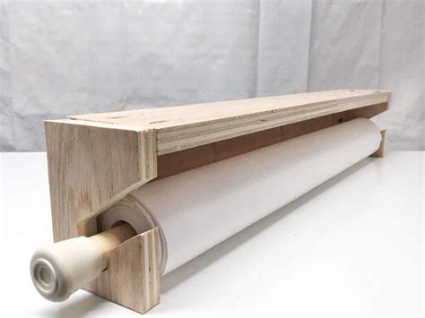 Diy Butcher Paper Roll Holder Paper Roll Holders Woodworking Workbench