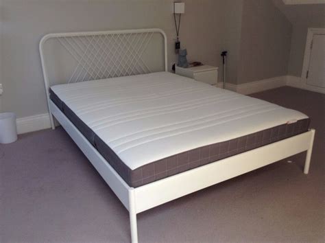 A standard uk double bed is 4′6″ or 135cm. Ikea Nesttun double bed and mattress | in East Dulwich ...