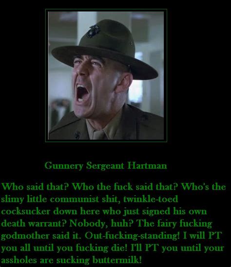 Gunnery Sergeant Hartman By Mexpiratered On Deviantart