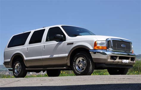 Wallpaper White Jeep White Ford Ford Excursion Images For Desktop