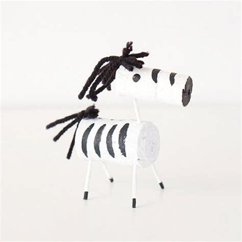 Pretend Play Is Fun And Eco Friendly With This Easy Recycled Cork Zebra