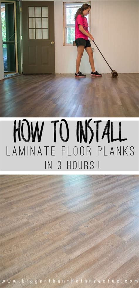 W vintage pewter oak waterproof laminate wood flooring (19.63 sq. How to Install Laminate Flooring | Inexpensive flooring ...