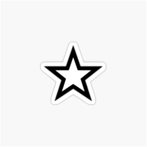 Star Symbol Aesthetic Y2k Star Sticker For Sale By Kaileexoxo