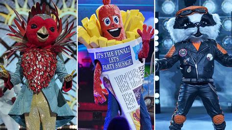 The Masked Singer Sausage Badger And Robins Identities Revealed In