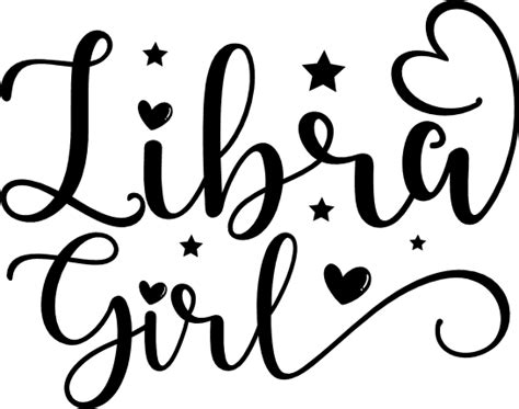 Libra Girl Birthday T Tshirt Design For Her Free Svg File For Members Svg Heart