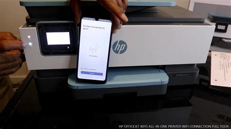 Hp Officejet 8015 All In One Printer How To Set Up Connect To Wifi
