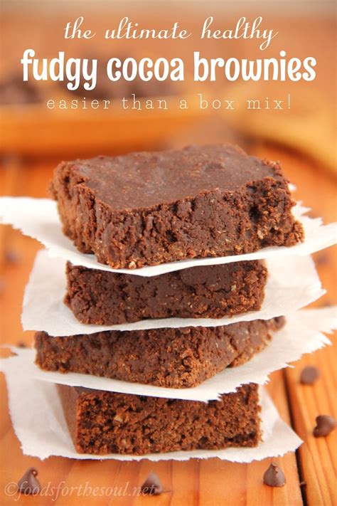 Check spelling or type a new query. The Ultimate Healthy Fudgy Cocoa Brownies | Amy's Healthy ...