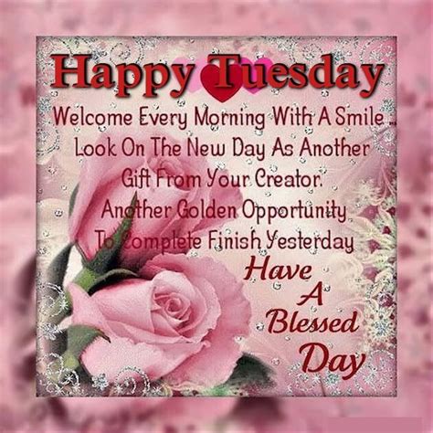 Happy Tuesday Have A Blessed Day Inspirational Quote Pictures Photos