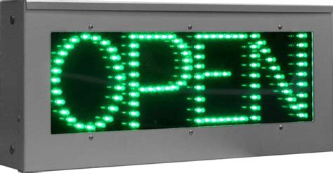 Horizontal Outdoor Led Open Sign Tss Car Wash Equipment