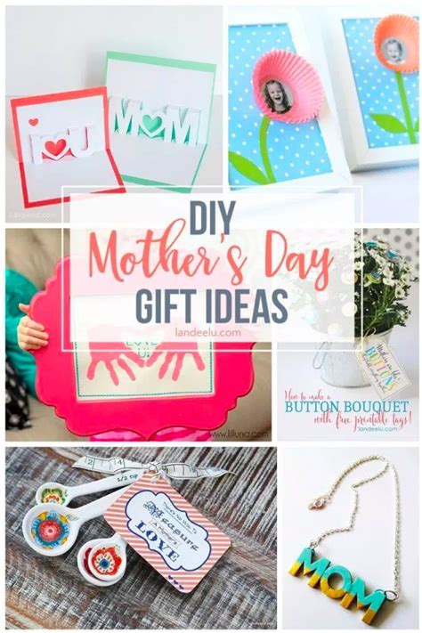 Order early because mother's day is sunday, may 9th. DIY Mothers Day Gift Ideas - landeelu.com