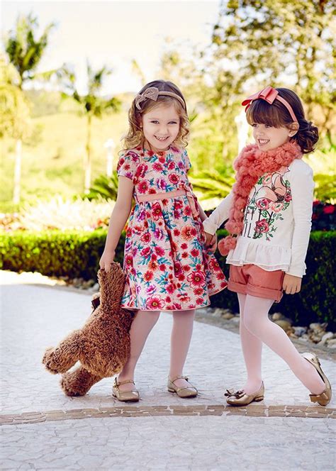 Momi Moda Roupa Infantil Feminina Coleção Verão 2015 Vestido De