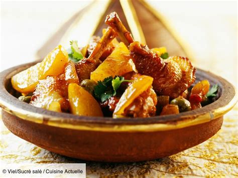 Tajine de poulet aux pêches facile découvrez les recettes de Cuisine