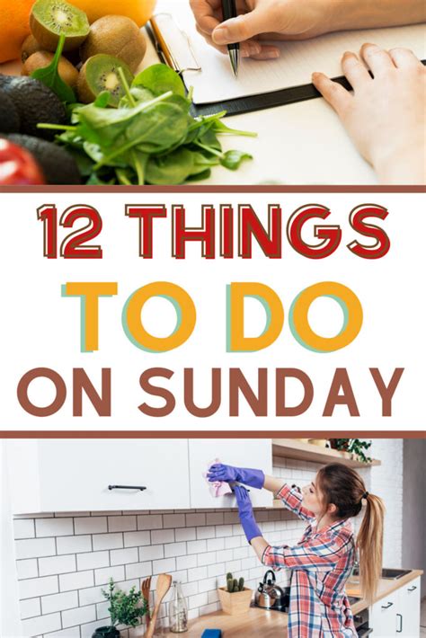 12 Things To Do On Sunday To Set Up The Best Week Ever