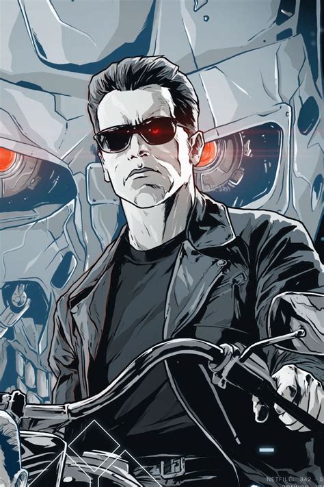Terminator 2 Poster Art On Behance Poster Art Movie Art Movie