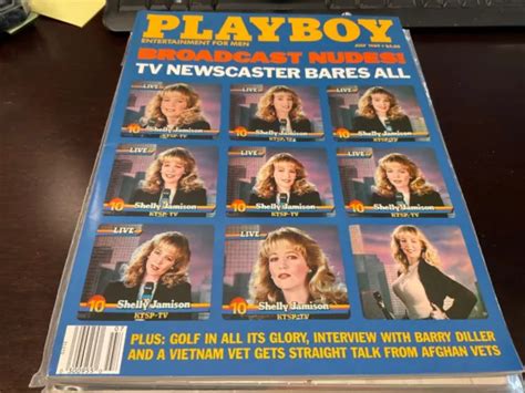 PLAYBOY MAGAZINE JULY Broadcast Nudes Wow Shelly Jamison Excellent PicClick