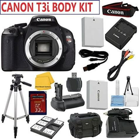 Canon Eos Rebel T3i Dslr Camera Deluxe Accessory Kit Kit Includes