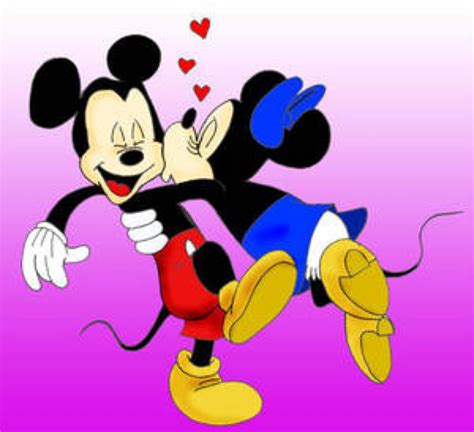 Minnie Mouse Kissing Mickey by danidarko96 on @DeviantArt | Mickey