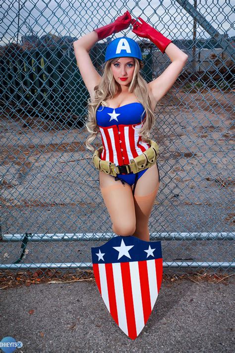 the fake geek girl cosplay envy sexy captain america