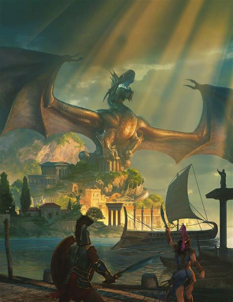 Attack On Mytros Fantasy City Cool Artwork Storm Kings Thunder