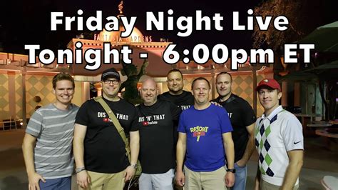 Friday Night Live Stream Announcement 1 10 20 Youtube
