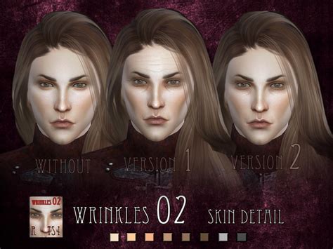 Wrinkles 02 Male Skin Detail The Sims 4 Catalog