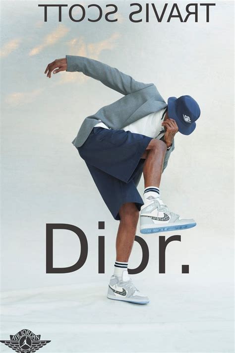 Travis Scott X Dior Air Jordan 1 Wallpaper Iphone Android Jordan